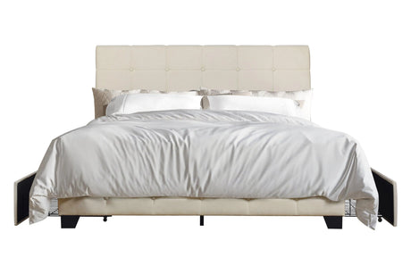 Calm Cabin Beige King Bed by Happy Homes at Eve Furniture