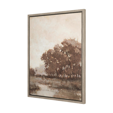 Calm Horizon I by Mercana Studio Hand-Embellished Textured Framed Canvas Artwork by Mercana at Eve Furniture