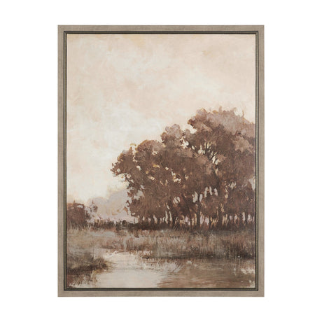 Calm Horizon I by Mercana Studio Hand-Embellished Textured Framed Canvas Artwork by Mercana at Eve Furniture
