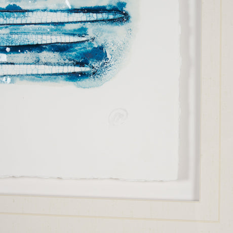 Calm River Blue I by Studio M a handmade Original Framed Artwork under Glass by Mercana at Eve Furniture