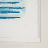 Calm River Blue II by Studio M a handmade Original Framed Artwork under Glass by Mercana at Eve Furniture