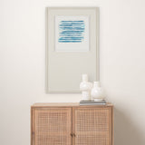 Calm River Blue II by Studio M a handmade Original Framed Artwork under Glass by Mercana at Eve Furniture