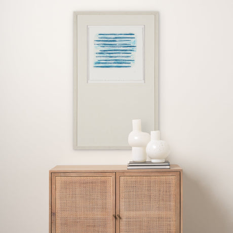 Calm River Blue II by Studio M a handmade Original Framed Artwork under Glass by Mercana at Eve Furniture