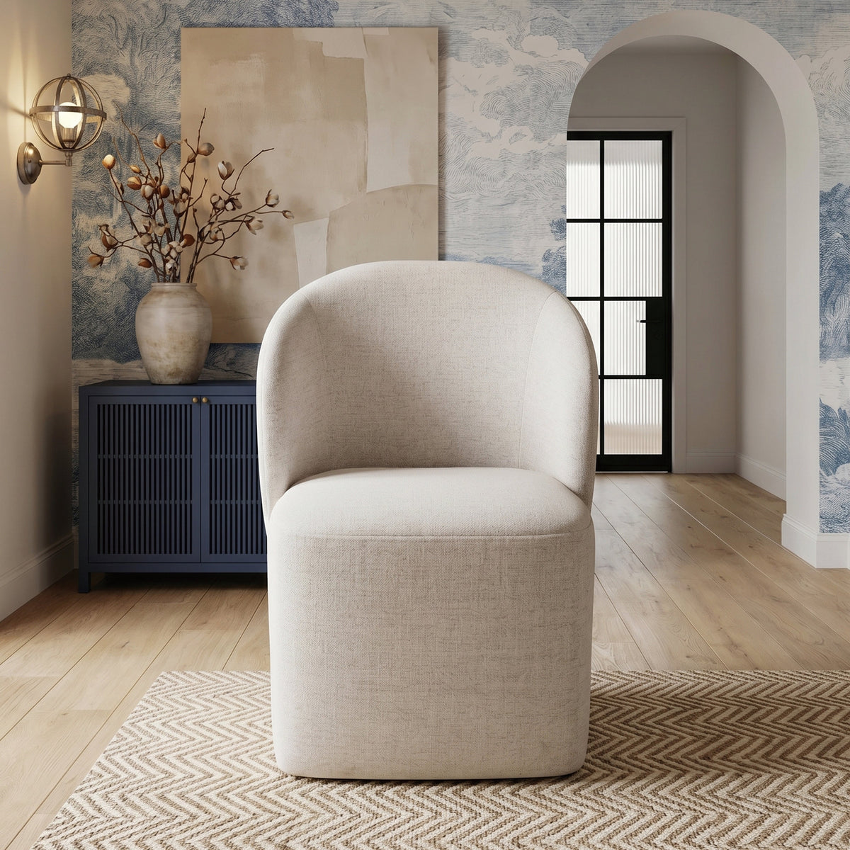 Calma Beige Dining Chair by Homelegance at Eve Furniture