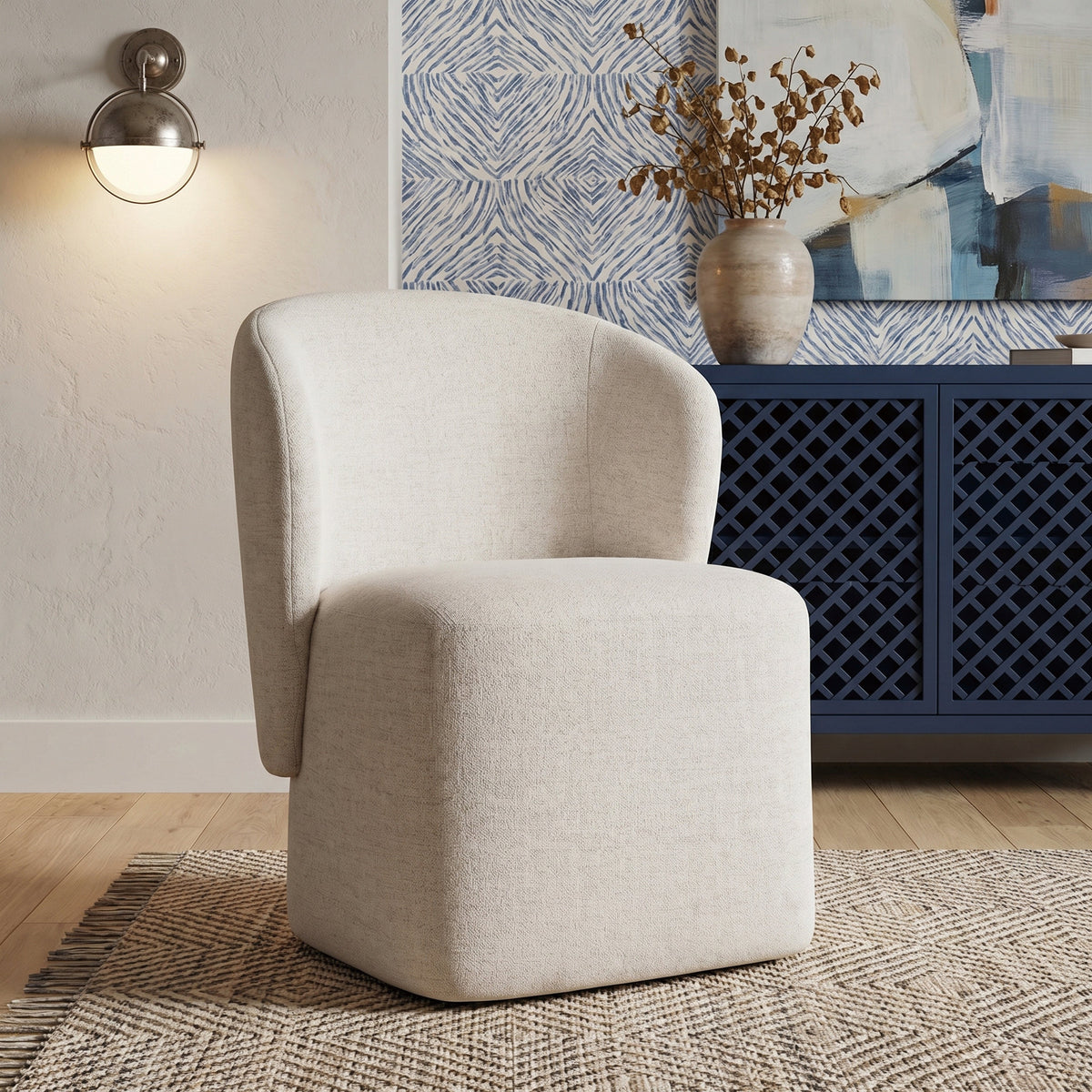 Calma Beige Dining Chair by Homelegance at Eve Furniture