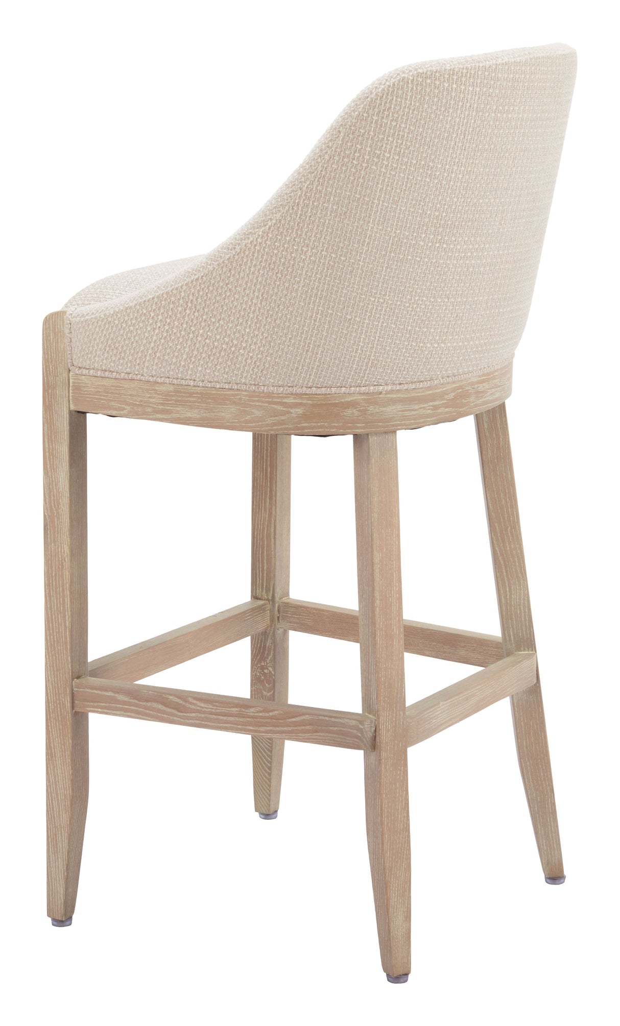Calmo Beige Barstool by Zuomod at Eve Furniture