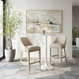 Calmo Beige Barstool by Zuomod at Eve Furniture