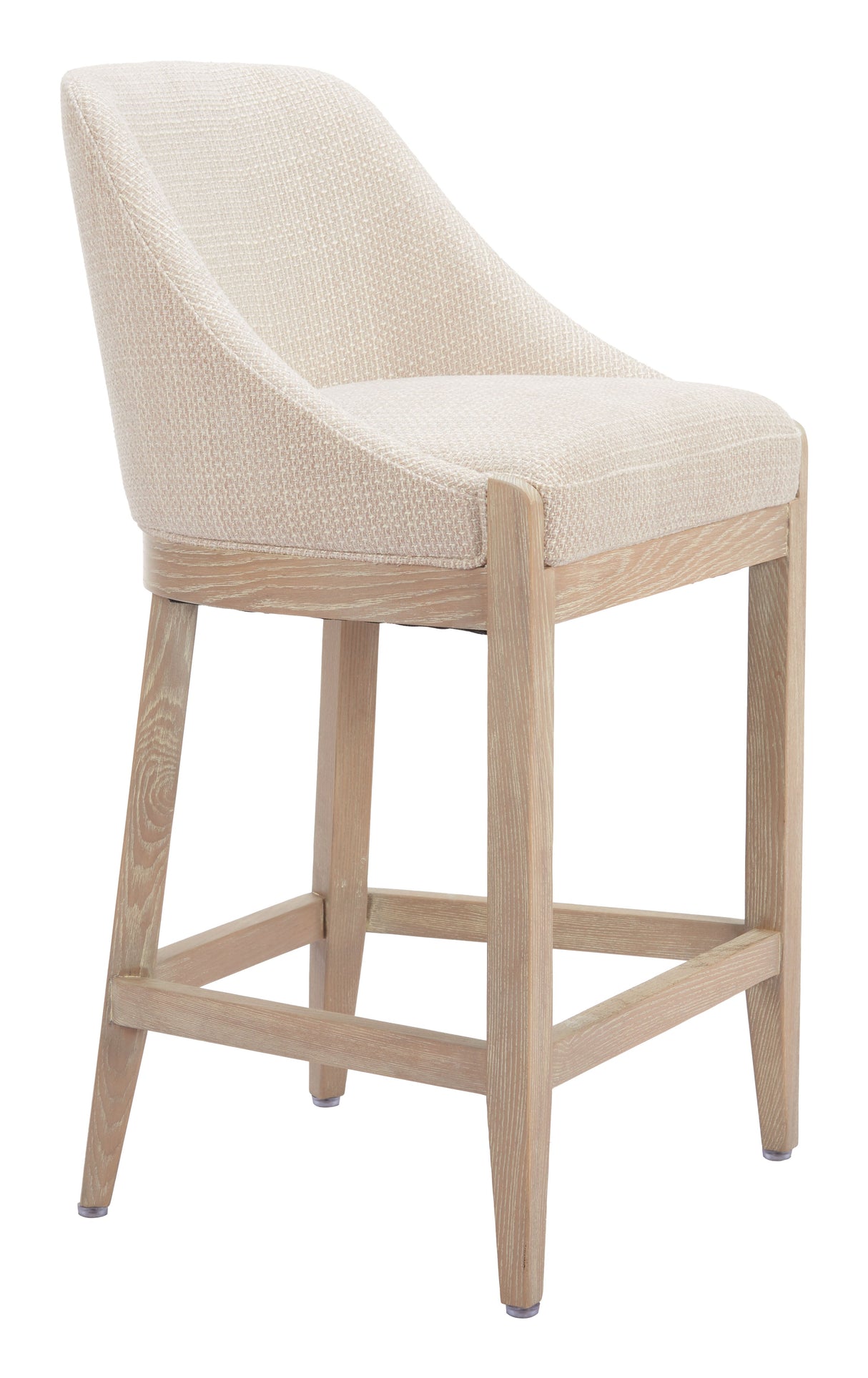 Calmo Beige Counter Stool by Zuomod at Eve Furniture