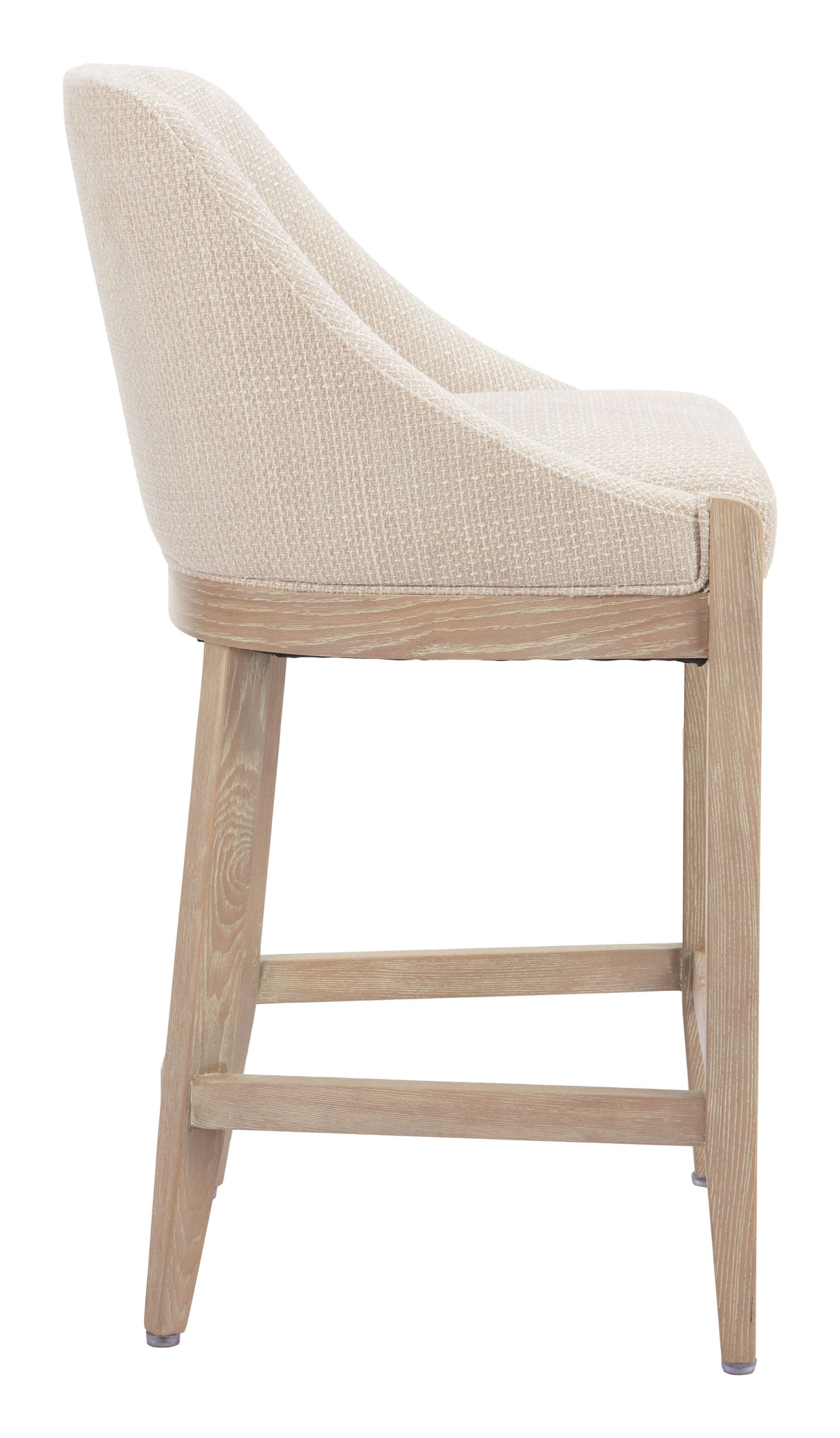 Calmo Beige Counter Stool by Zuomod at Eve Furniture