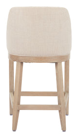 Calmo Beige Counter Stool by Zuomod at Eve Furniture