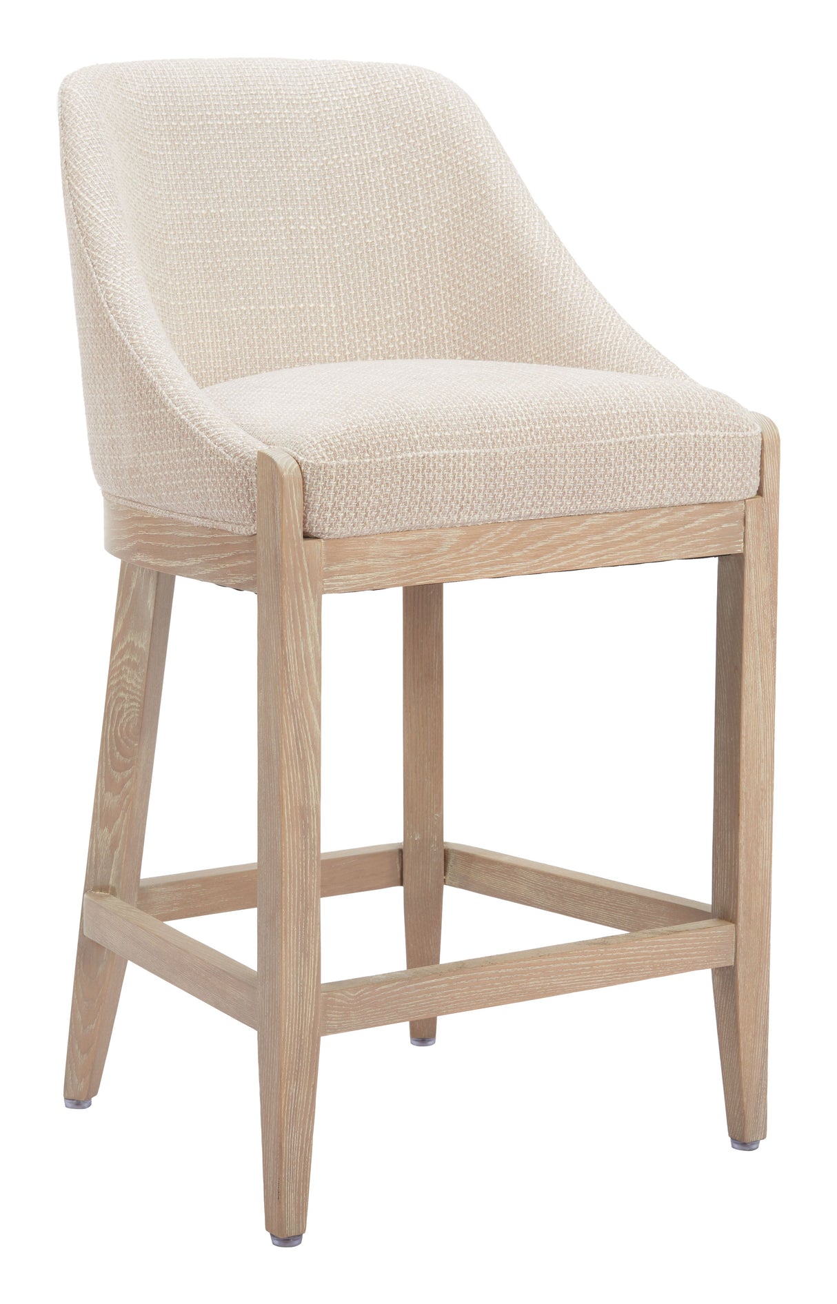 Calmo Beige Counter Stool by Zuomod at Eve Furniture