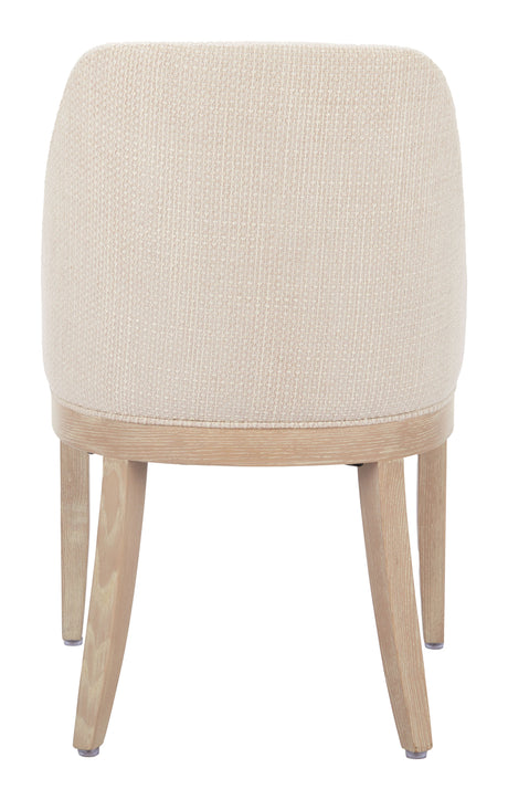 Calmo Beige Dining Chair by Zuomod at Eve Furniture