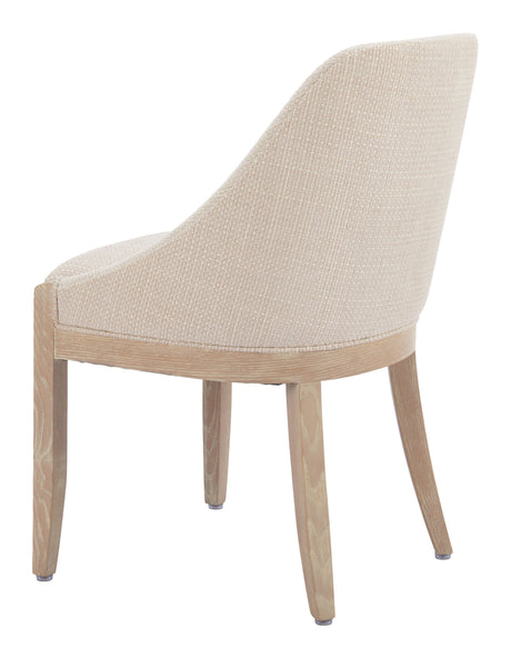 Calmo Beige Dining Chair by Zuomod at Eve Furniture