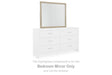 Calmoro Gray Bedroom Mirror by Ashley at Eve Furniture