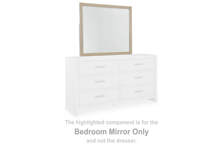 Calmoro Gray Bedroom Mirror by Ashley at Eve Furniture