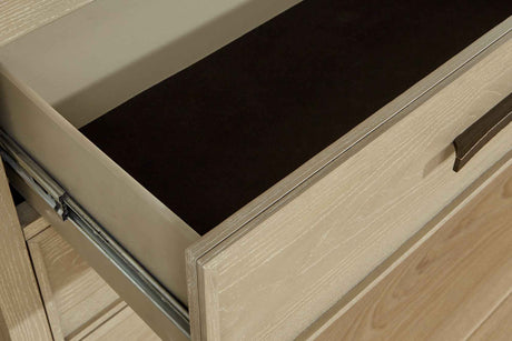 Calmoro Gray Bookcase Storage Panel Bedroom Set by Ashley at Eve Furniture