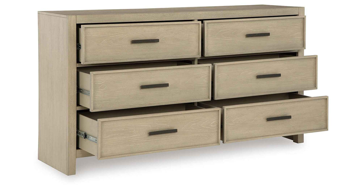 Calmoro Gray Bookcase Storage Panel Bedroom Set by Ashley at Eve Furniture