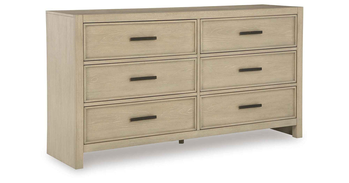 Calmoro Gray Bookcase Storage Panel Bedroom Set by Ashley at Eve Furniture