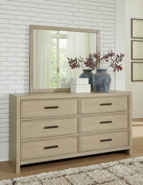 Calmoro Gray Bookcase Storage Panel Bedroom Set by Ashley at Eve Furniture
