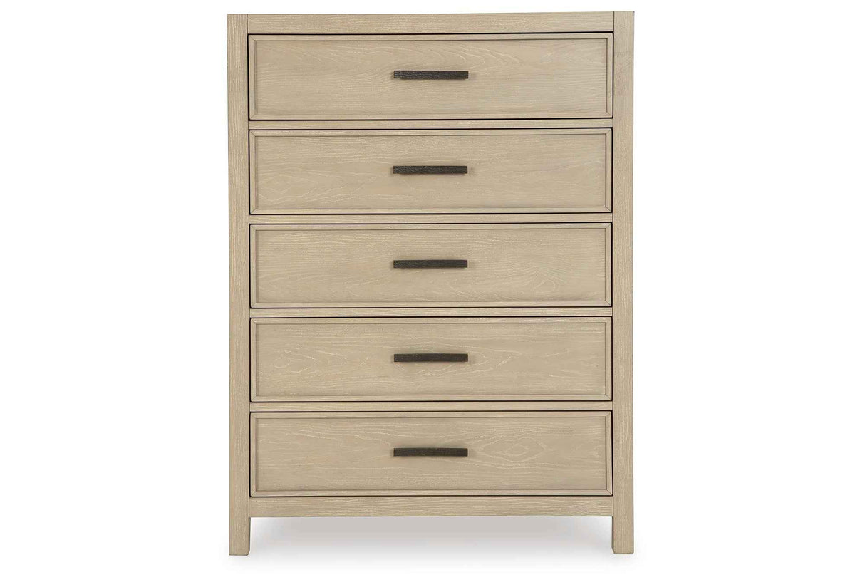 Calmoro Gray Bookcase Storage Panel Bedroom Set by Ashley at Eve Furniture