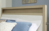 Calmoro Gray Bookcase Storage Panel Bedroom Set by Ashley at Eve Furniture