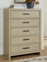Calmoro Gray Chest of Drawers by Ashley at Eve Furniture
