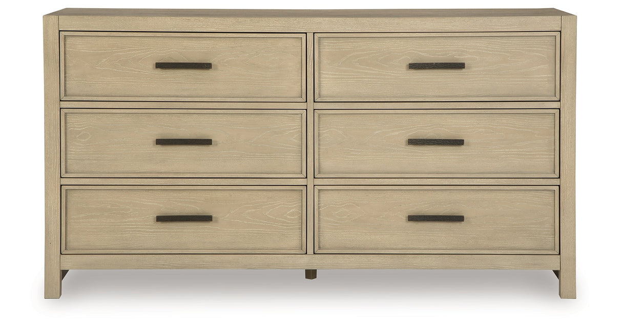 Calmoro Gray Dresser by Ashley at Eve Furniture