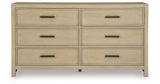 Calmoro Gray Dresser by Ashley at Eve Furniture