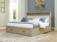 Calmoro Gray King Bookcase Bed by Ashley at Eve Furniture