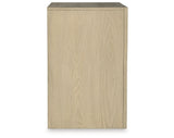 Calmoro Gray Nightstand by Ashley at Eve Furniture