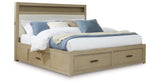 Calmoro Gray Queen Bookcase Bed by Ashley at Eve Furniture