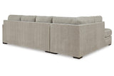 Calnita Sisal 2-Piece Left Arm Facing (LAF) Chaise Sectional by Ashley at Eve Furniture