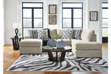 Calnita Sisal 2-Piece Sectional with Chaise by Ashley at Eve Furniture