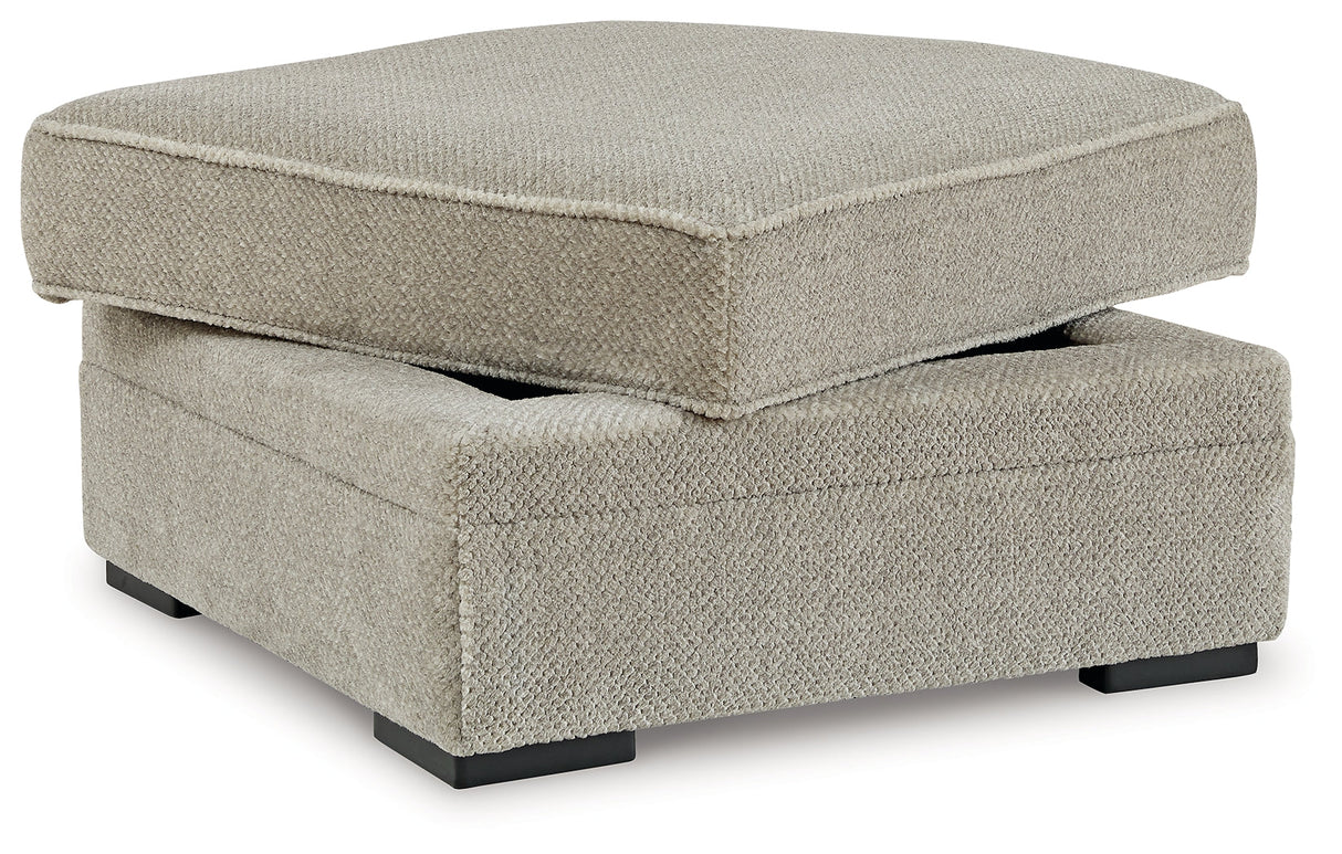 Calnita Sisal Ottoman With Storage