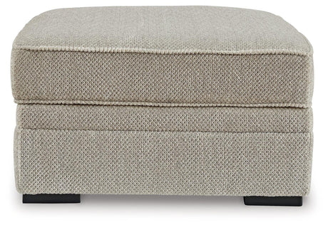 Calnita Sisal Ottoman With Storage by Ashley at Eve Furniture
