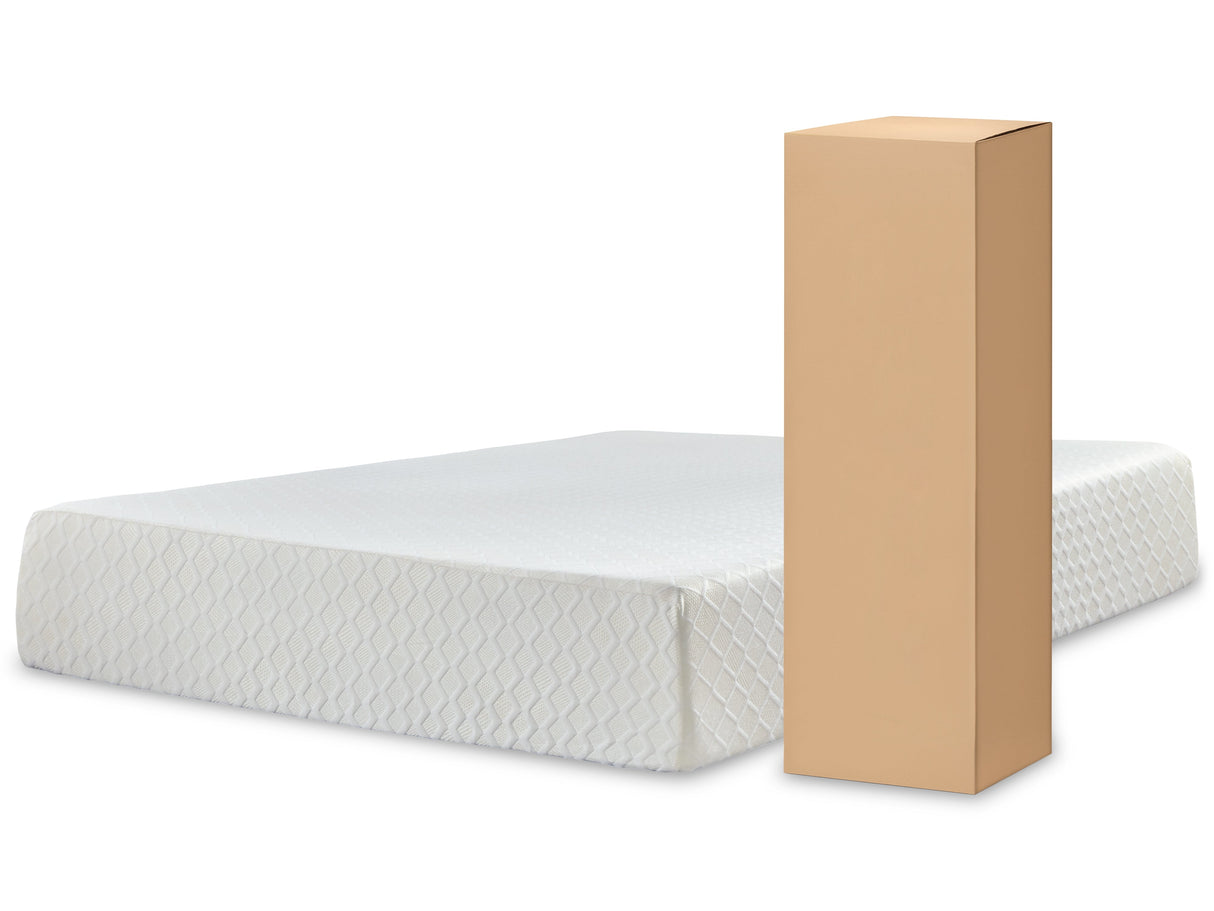 Calverson Full Platform Bed with Mattress in Mocha