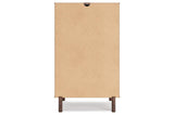 Calverson Mocha Chest of Drawers by Ashley at Eve Furniture