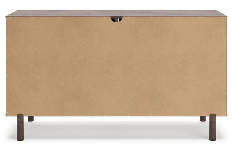 Calverson Mocha Dresser by Ashley at Eve Furniture