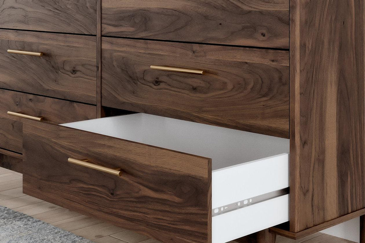 Calverson Mocha Dresser by Ashley at Eve Furniture