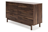 Calverson Mocha Dresser by Ashley at Eve Furniture