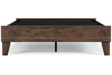Calverson Mocha Full Platform Bed by Ashley at Eve Furniture