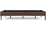 Calverson Mocha Full Platform Bed by Ashley at Eve Furniture