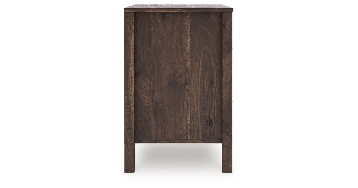 Calverson Mocha Nightstand by Ashley at Eve Furniture