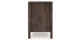 Calverson Mocha Nightstand by Ashley at Eve Furniture