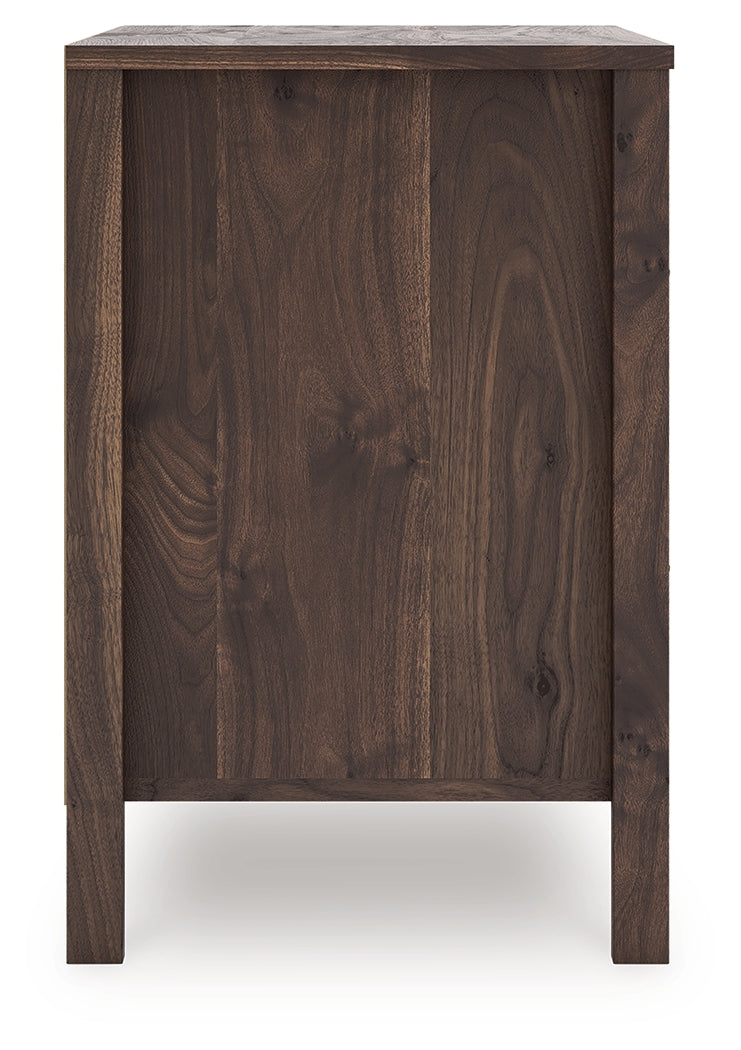 Calverson Mocha Nightstand by Ashley at Eve Furniture