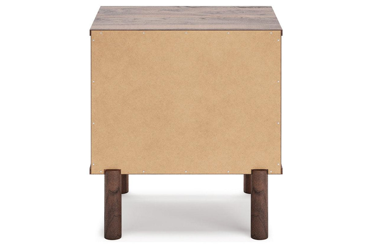 Calverson Mocha Nightstand by Ashley at Eve Furniture