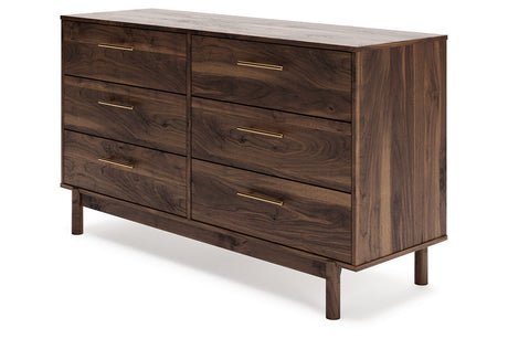 Calverson Mocha Platform Bedroom Set by Ashley at Eve Furniture