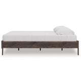 Calverson Mocha Platform Bedroom Set by Ashley at Eve Furniture