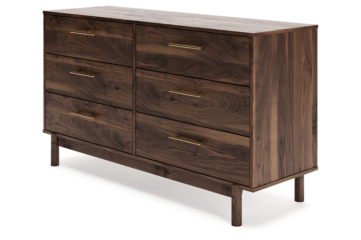 Calverson Mocha Platform Bedroom Set by Ashley at Eve Furniture