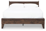 Calverson Mocha Platform Bedroom Set by Ashley at Eve Furniture